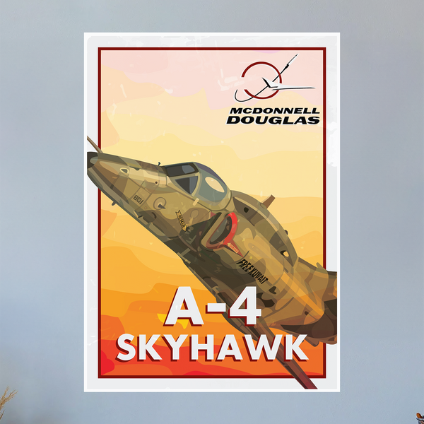 A-4 Skyhawk Artwork Poster