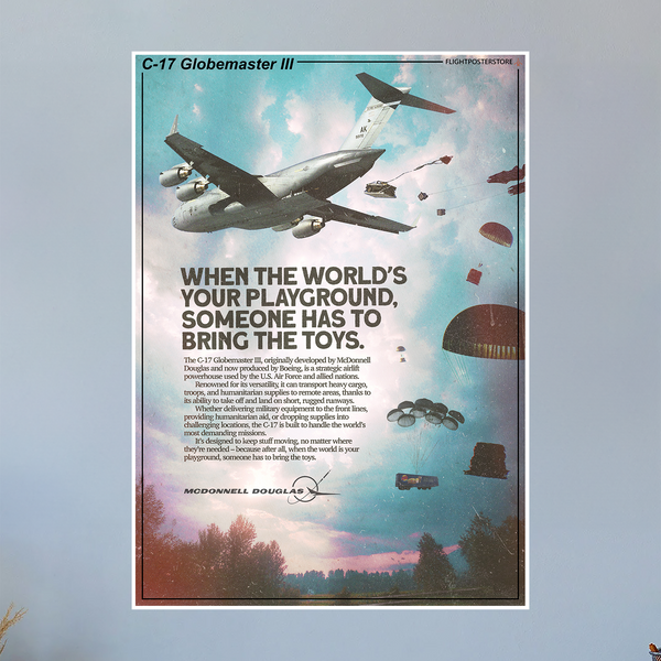 C-17 Globemaster lll Propaganda Poster