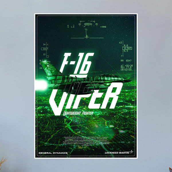 F-16 Viper Poster (Apex Posters)
