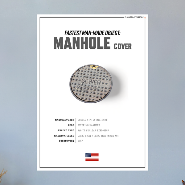 Manhole Cover SPEC. Poster