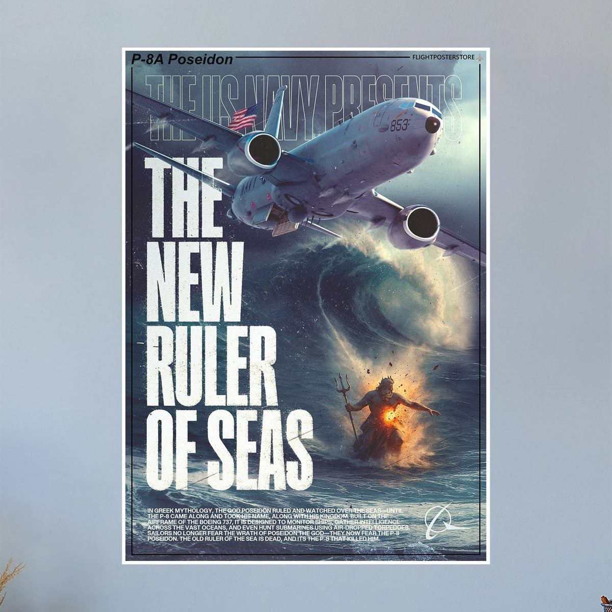 P-8A Poseidon Propaganda Poster – flightposterstore