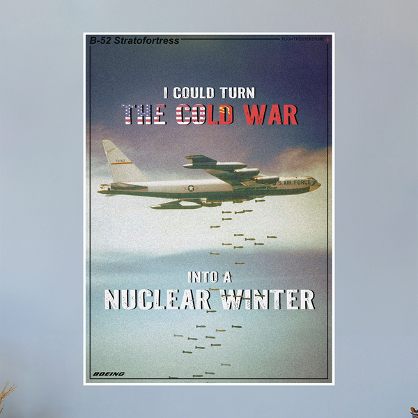 B-52 Stratofortress Propaganda Poster