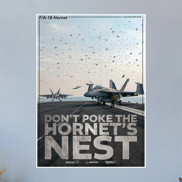 F/A-18 Hornet Propaganda Poster