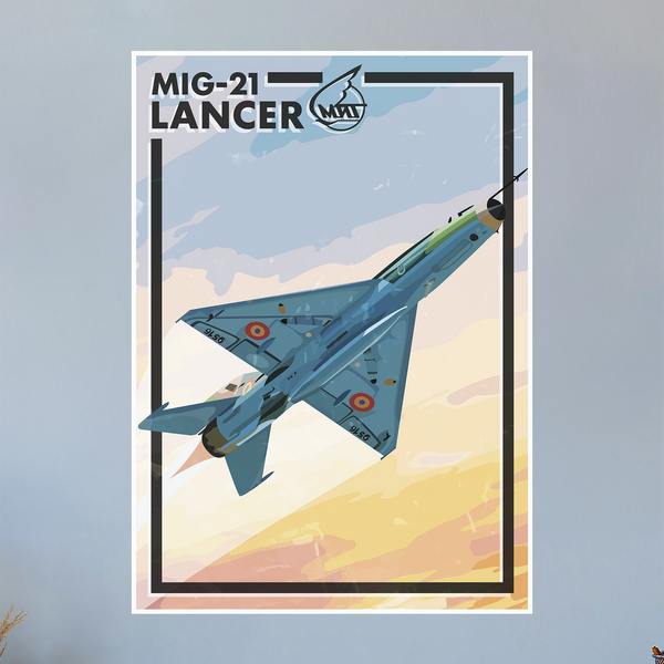 MiG-21 Lancer Artwork Poster