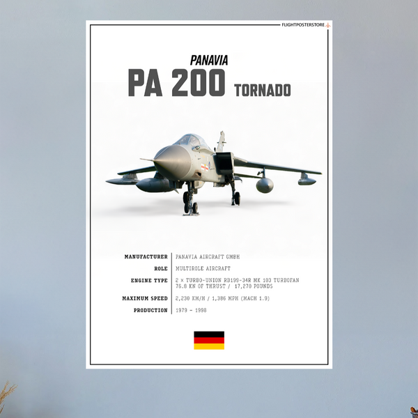 Panavia Tornado SPEC. Poster - flightposterstore