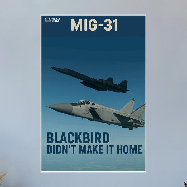 MiG-31 Foxhound Propaganda Poster (Skaro Posters)