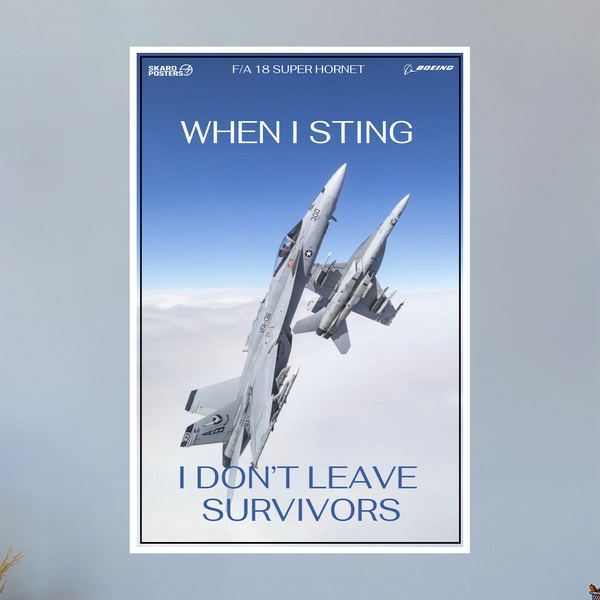 F/A-18 Hornet Propaganda Poster (Skaro Posters)