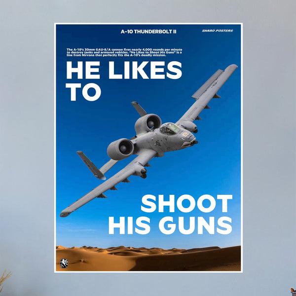 A-10 Warthog Propaganda Poster (Skaro Posters)