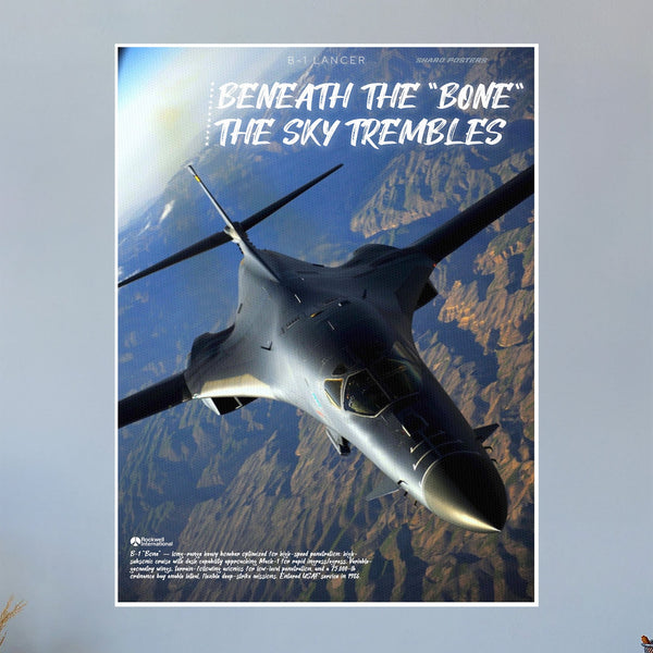 B-1 "bone" Propaganda Poster (Skaro Posters)