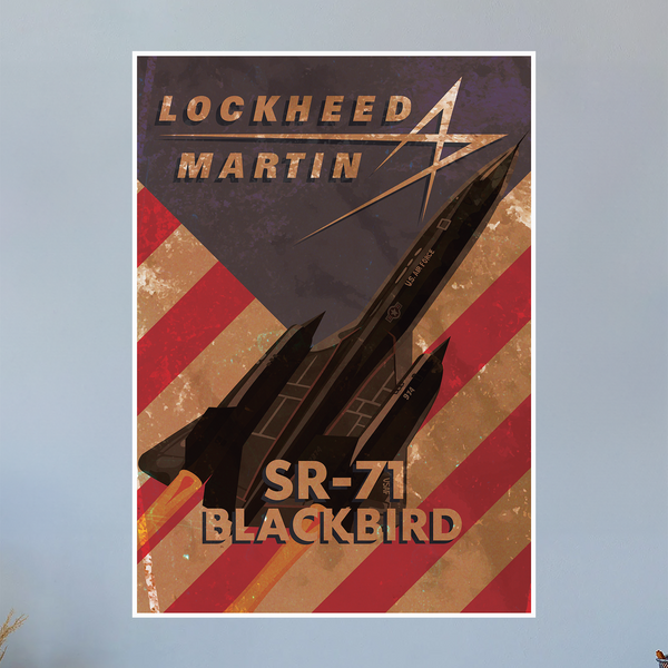 SR-71 Blackbird Artwork Poster