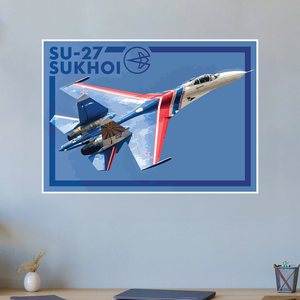 Su-27 Artwork Poster