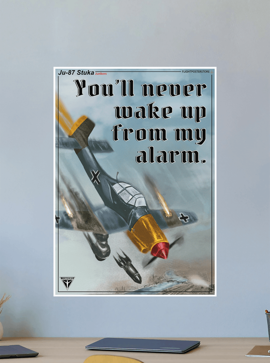 Ju 87 Stuka Propaganda Poster Flightposterstore ju-87-stuka-propaganda-poster-flightposterstore