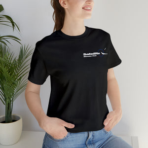 Satellite Shooter Club T-shirt (Black) - flightposterstore