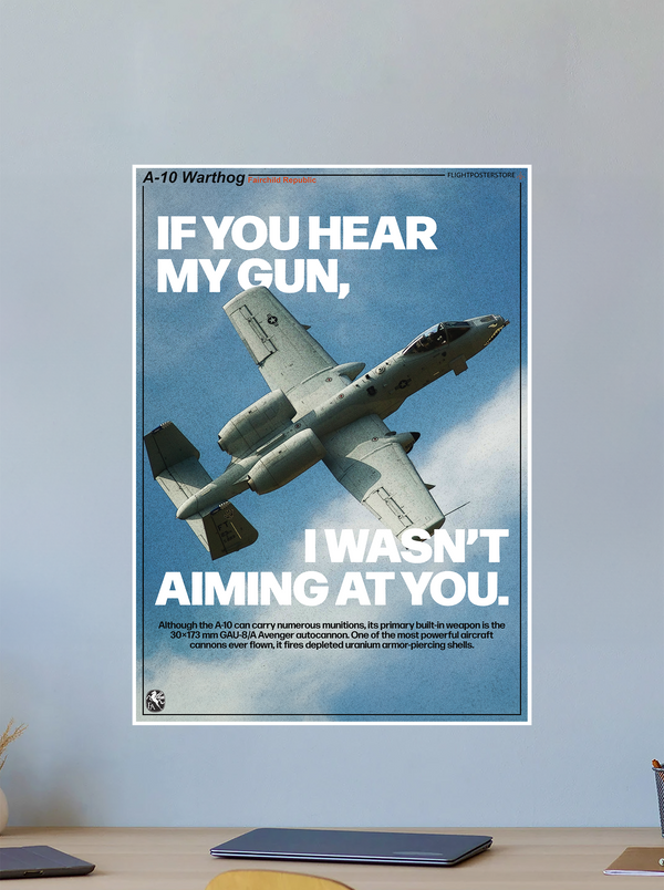 A-10 Warthog Propaganda Poster