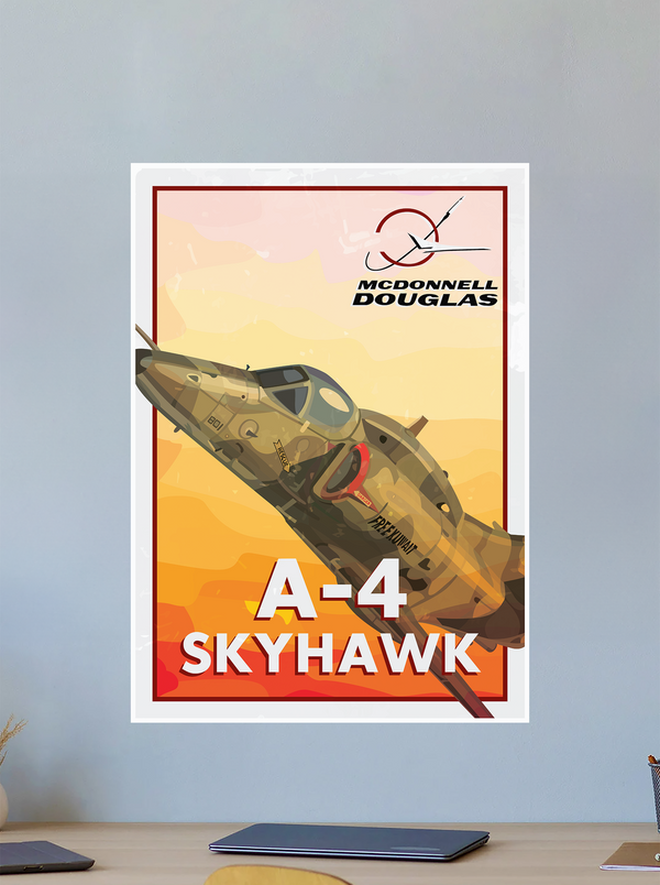 A-4 Skyhawk Artwork Poster