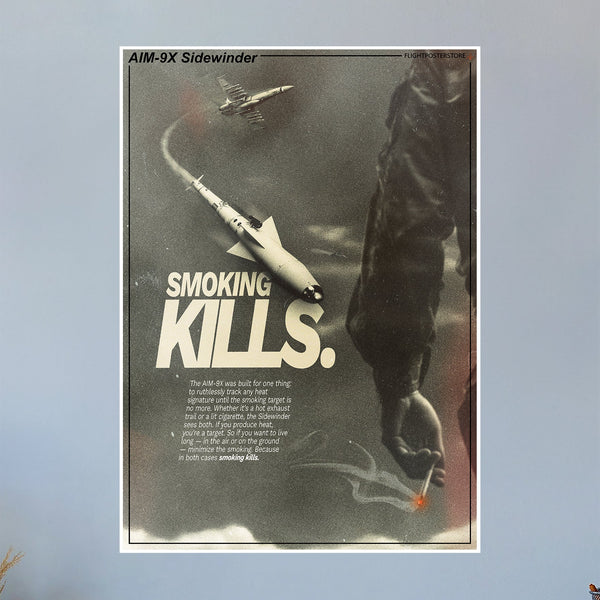 AIM-9X Sidewinder Propaganda Poster