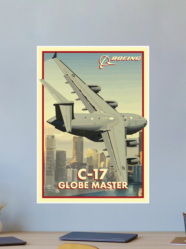 C-17 Globe Master Artwork Poster