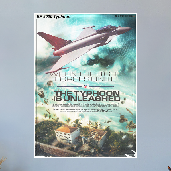 EF-2000 Typhoon Propaganda Poster