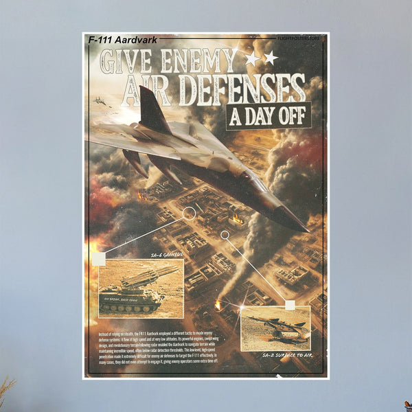 F-111 Aardvark Propaganda Poster