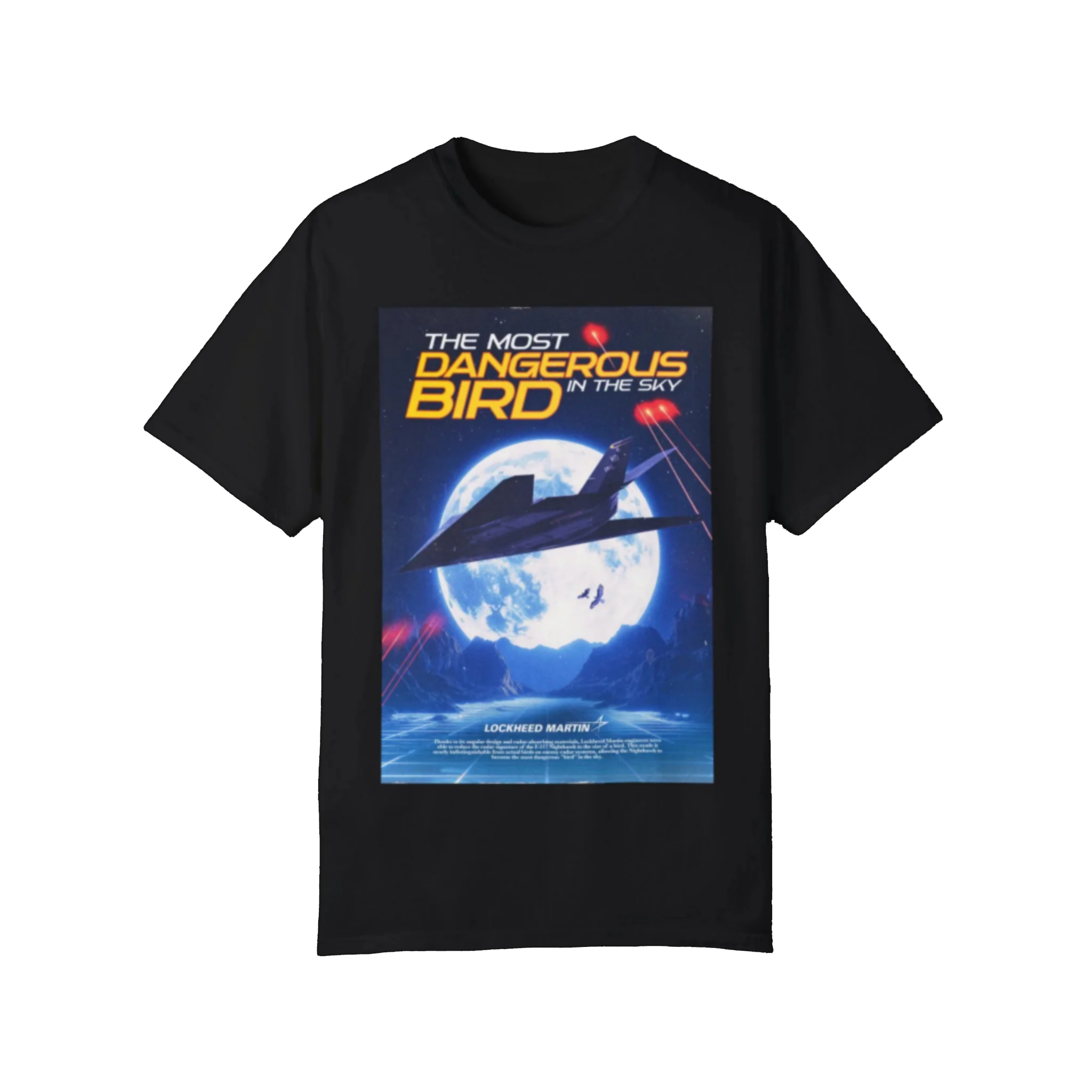 F-117 Nighthawk Propaganda T-shirt – flightposterstore F-117 Nighthawk Propaganda T-shirt – flightposterstore
