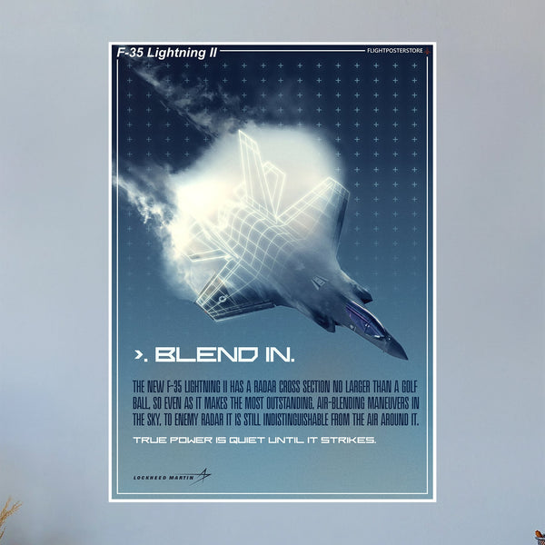 F-35 Lightning ll Propaganda Poster