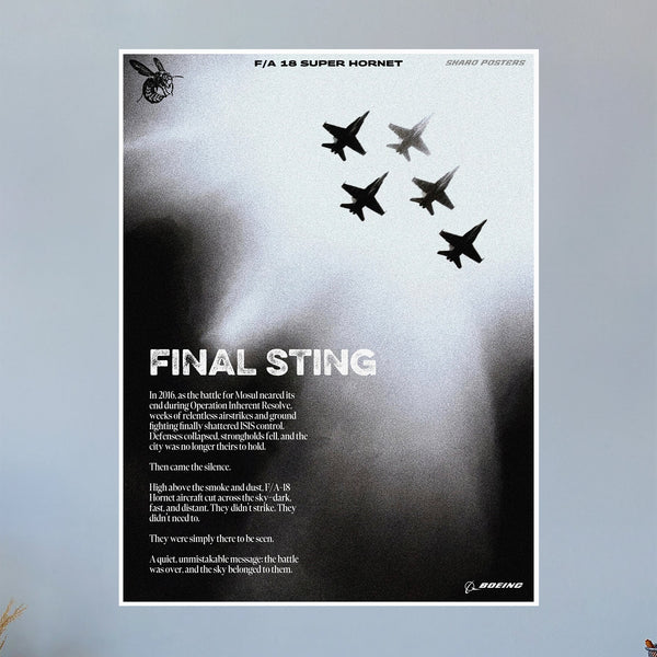 F/A-18 Hornet Propaganda Poster (Skaro Posters)