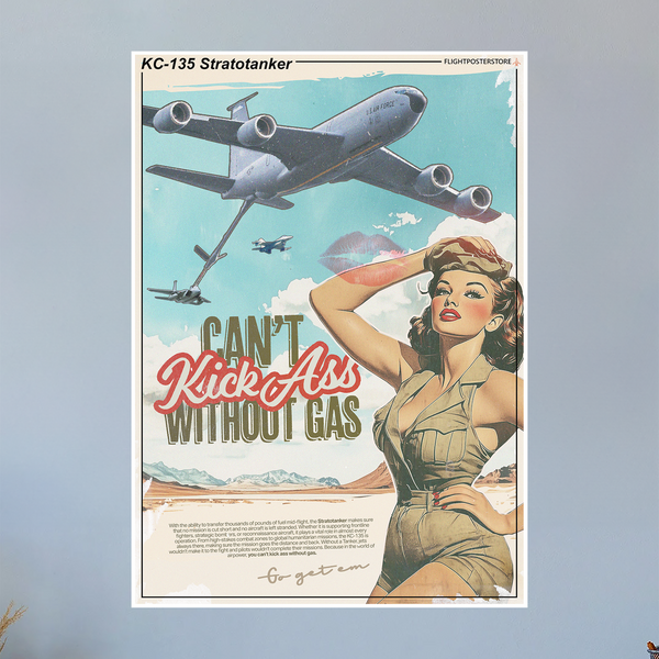 KC-135 Stratotanker Propaganda Poster