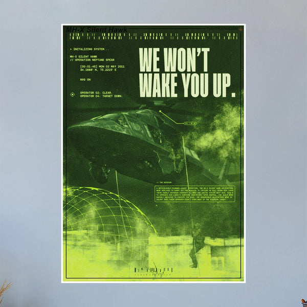 MH-X Silent Hawk Propaganda Poster