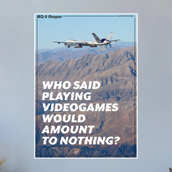 MQ-9 Reaper Propaganda Poster