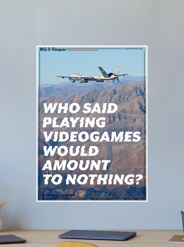 MQ-9 Reaper Propaganda Poster