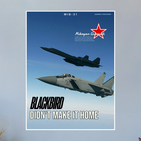 MiG-31 Foxhound Propaganda Poster (Skaro Posters)