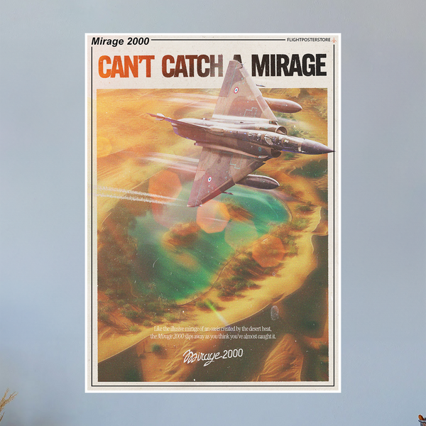 Mirage 2000 Propaganda Poster