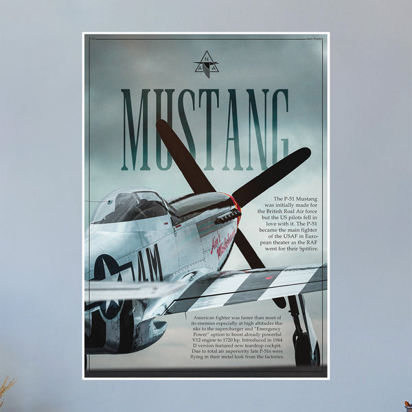 P-51 Mustang Poster (Apex Posters)