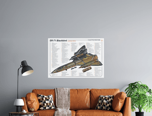 SR-71 Blackbird - flightposterstore