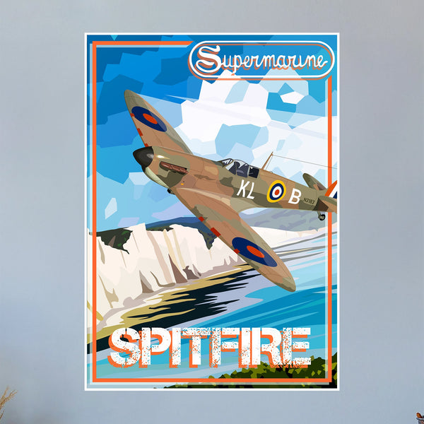 Supermarine Spitfire Artwork poster