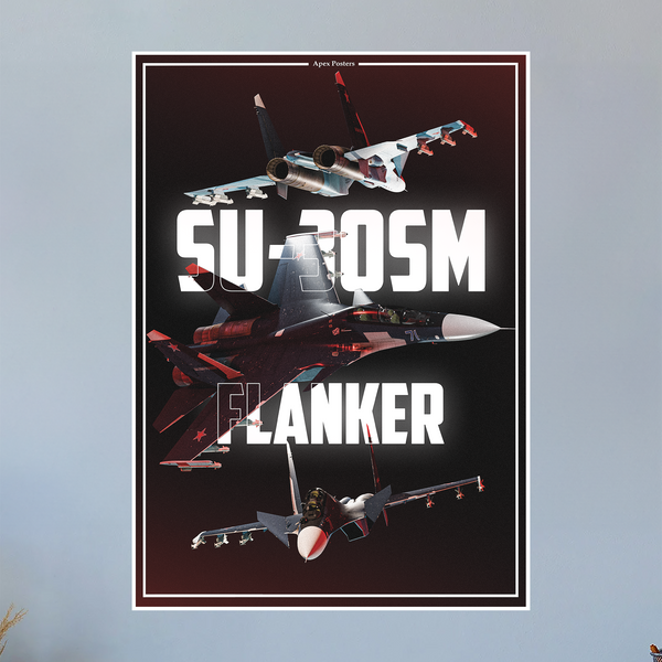 Su-30SM Flanker Poster (Apex Posters)