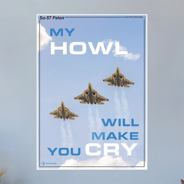 Su-57 Felon Propaganda Poster