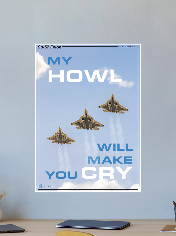 Su-57 Felon Propaganda Poster