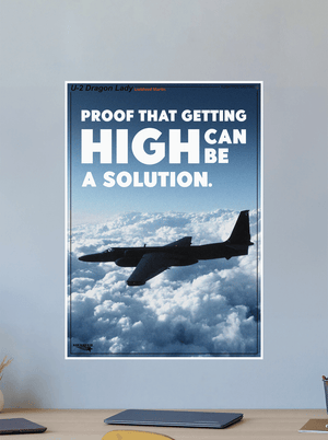 U2 Dragon Lady Propaganda Poster - flightposterstore