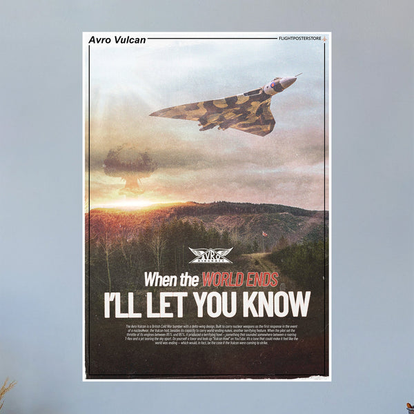 Avro Vulcan Propaganda Poster