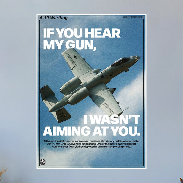 A-10 Warthog Propaganda Poster