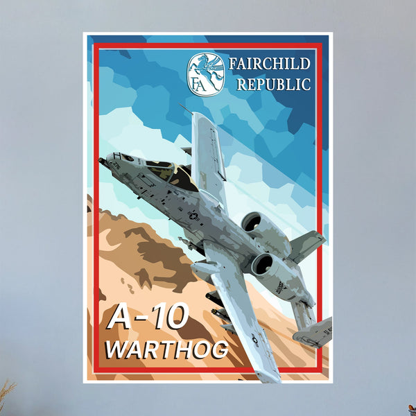 A-10 Warthog Artwork poster
