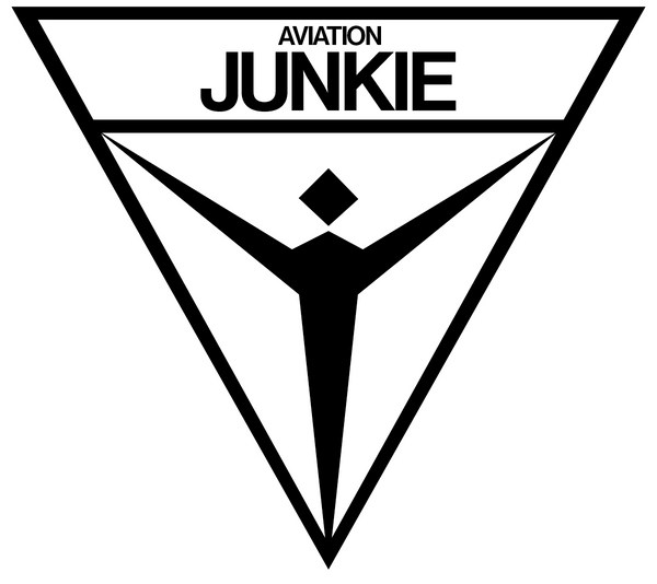 Aviation Junkie (Black) - flightposterstore