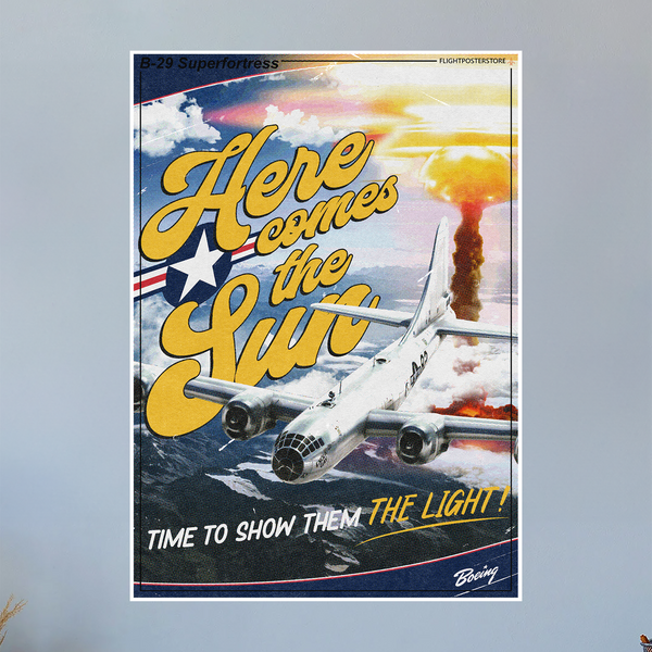 B-29 Superfortress Propaganda Poster