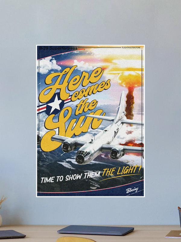 B-29 Superfortress Propaganda Poster