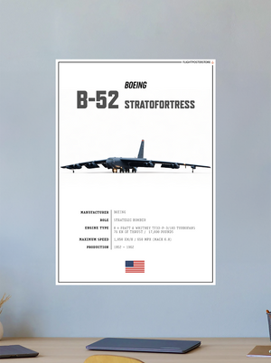 B-52 Stratofortress SPEC. Poster - flightposterstore