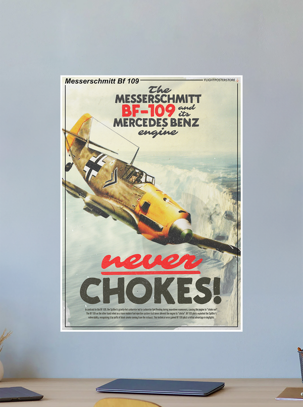 Messerschmitt Bf 109 Propaganda Poster