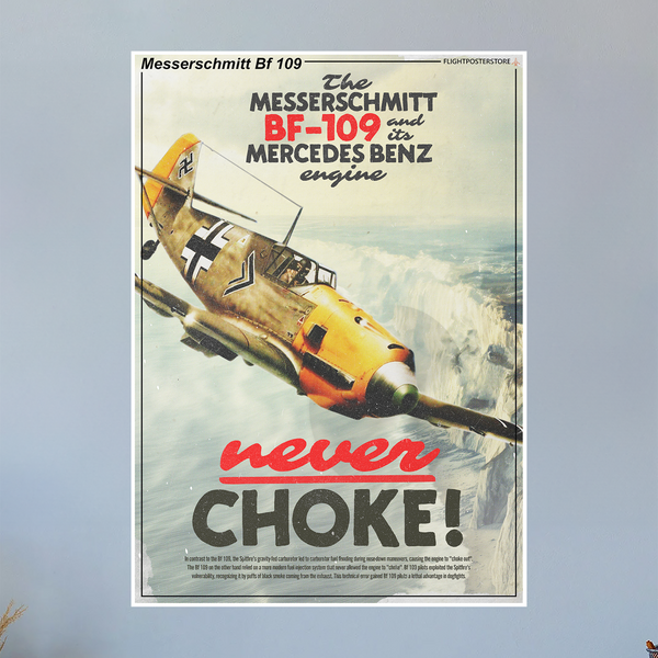 Messerschmitt Bf 109 Propaganda Poster