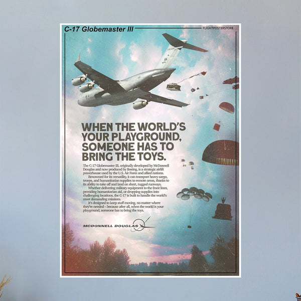 C-17 Globemaster lll Propaganda Poster
