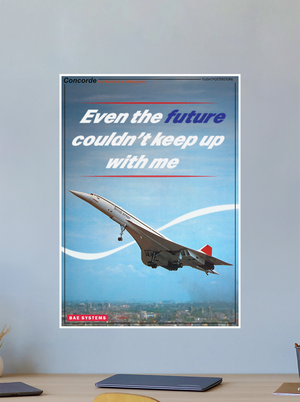 Concorde Propaganda Poster - flightposterstore